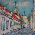 Ulice ke kostelu , Brandýs nad Labem  /2023/ Street To The Church